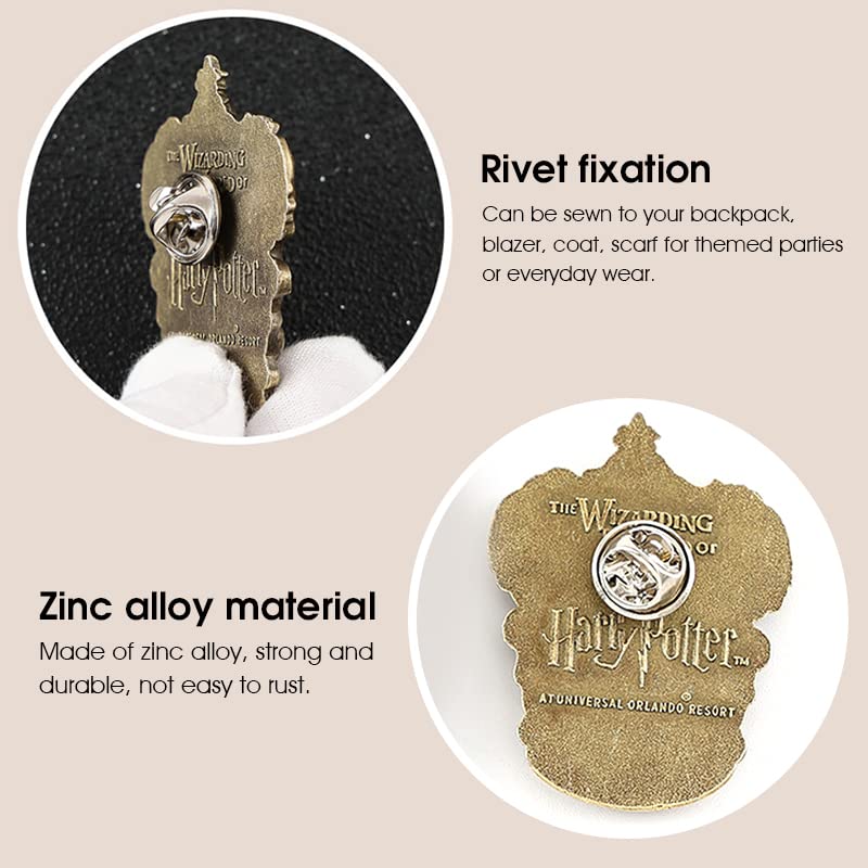 MAYCREATE Cosplay Gryffindor Badge Made with Zinc Alloy Brooch for Halloween Costume Accessory,Boy & Girl,Kids Gift Toy MAYCREATE Cosplay Gryffindor Badge Made with Zinc Alloy Brooch for Halloween Costume Accessory,Boy & Girl,Kids Gift Toy